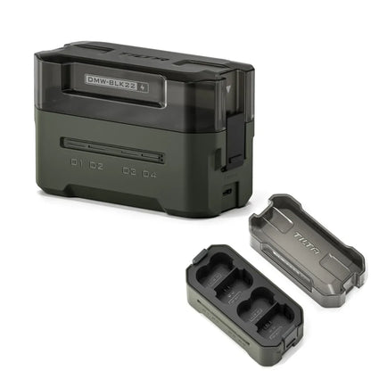 TILTA EN-EL15C Battery 2400mAh Portable Charging Station (4 Channel) for Nikon ZR Z8 Z7 Z6 Z63/62 Z5 ZF Z7II Z6II D850 D810 D710