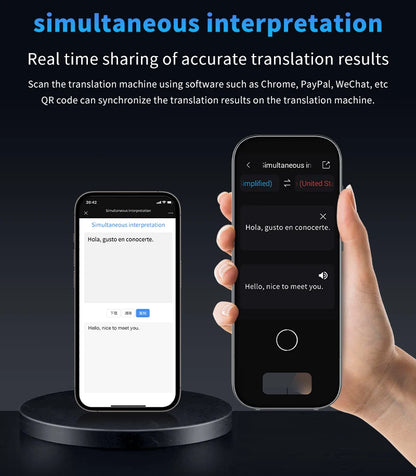 Scan Translation Machine Support 148 Language Translator Device AI Translator With ChatGPT Translator offlin Translation Tourism