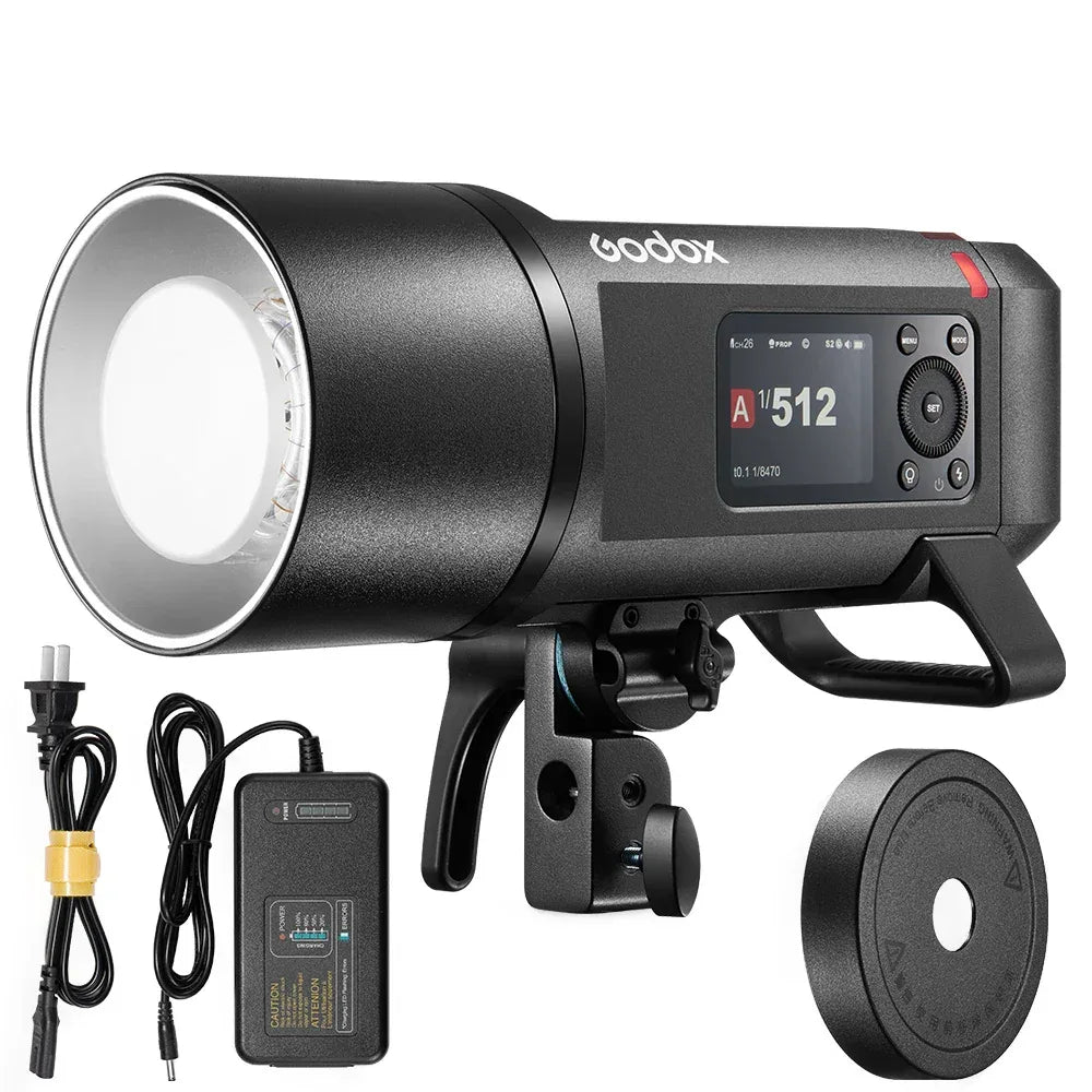 Godox AD II Series Out-door TTL Flash AD100/200/300/400/600PROII For Nikon Canon Sony Fuji Olympus LED Modeling Lamp