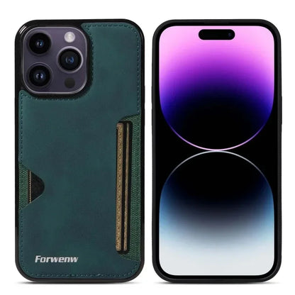 Retro Card Holder Phone Case for iPhone 17 16 15 14 13 12 11 Pro Max 16E Mini XS XR SE 7 8 Plus Busines Wallet PU Leather Cover