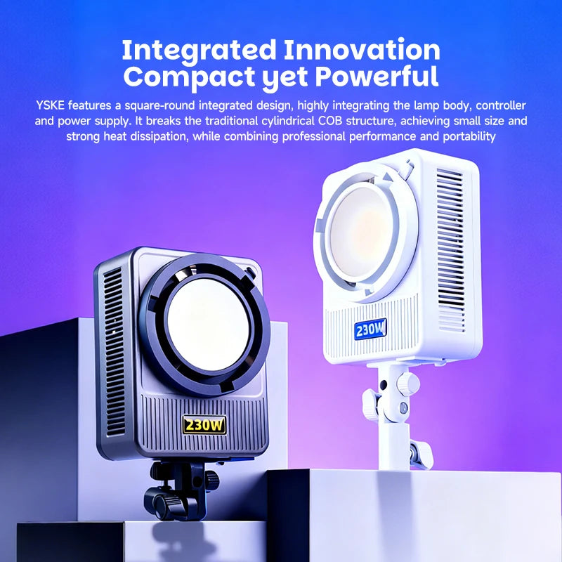 Miaotu RGB Photography Light G230W G330W Portable LED Video Lamp 2800K-6500K Studio Live Fill Light