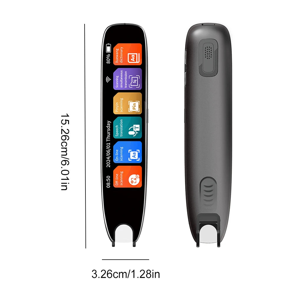 Translation Pen 142 Languages Smart Scanner Translator Pen Intelligent Scanning Point Reading Recording Pen for Teacher Student