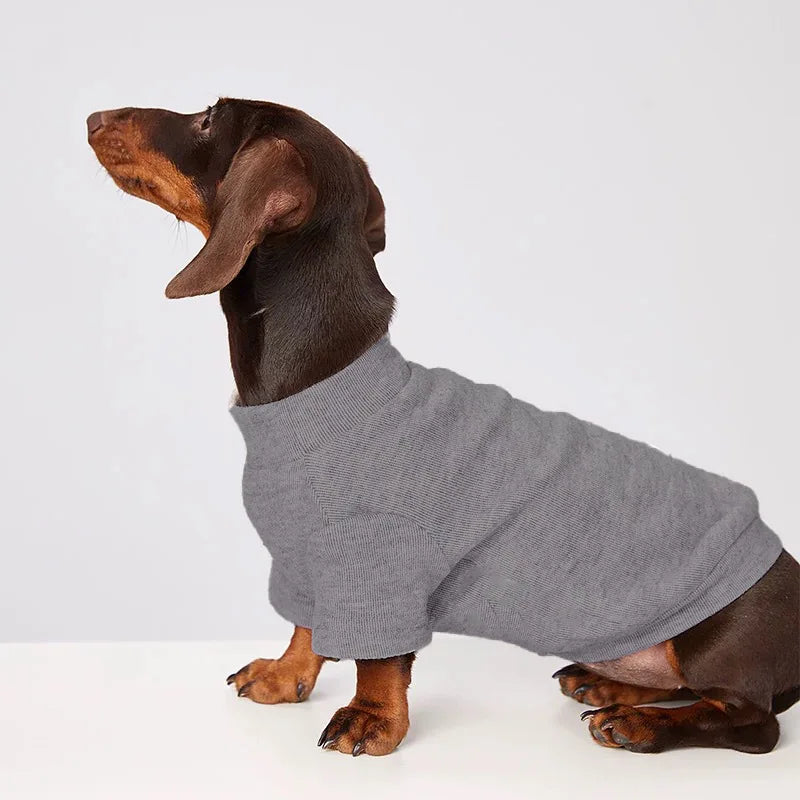 Wiener Sweater Dogs Soft Undershirt for Dachshund Small Dog Winter Warm Handsome Pet Cat Dog Warm Render Unlined Upper Garment