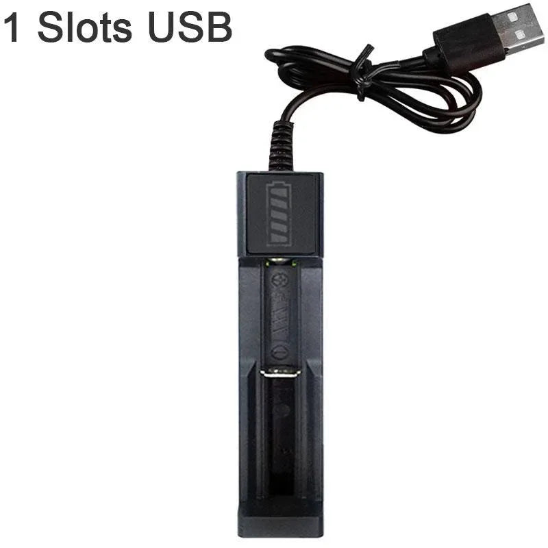 1 / 2 / 4 Slots 18650 Lithium Battery Charger for 18650 Charging 3.7 / 4.2 V Rechargeable Multi-Slot Battery Charger
