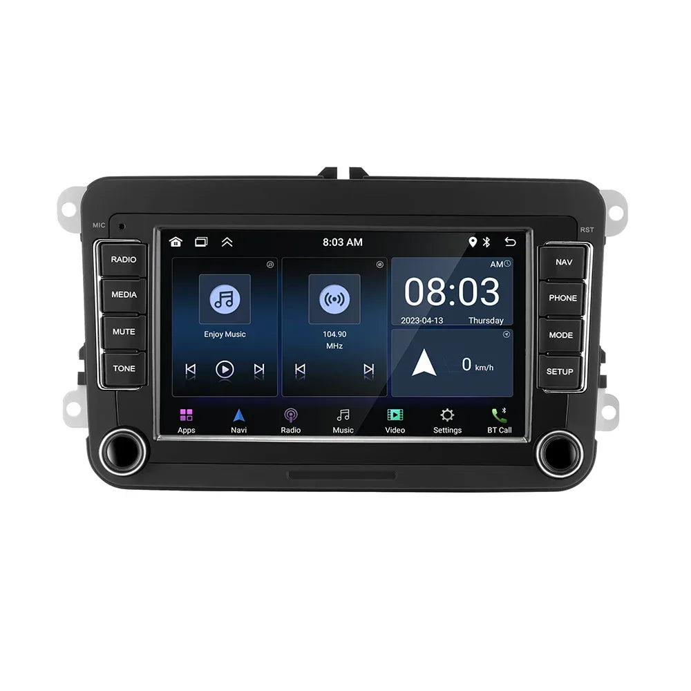 2 Din Android Car Radio Multimedia Player GPS WiFi Carplay For VW Volkswagen Skoda Octavia golf 5 6 touran passat B6 polo Jetta