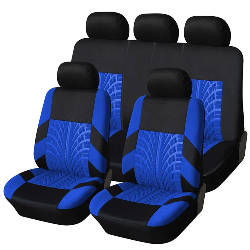 Customized Four Seasons Universal Polyester Full Set Car Seat Covers by PDG ibma