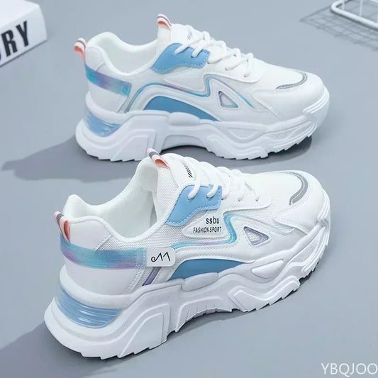 2025 Sneakers Women Platform Flat Shoes Woman Shoes Green Casual Trainers Ladies Chunky Sneakers Women Shoes by PDG ibma