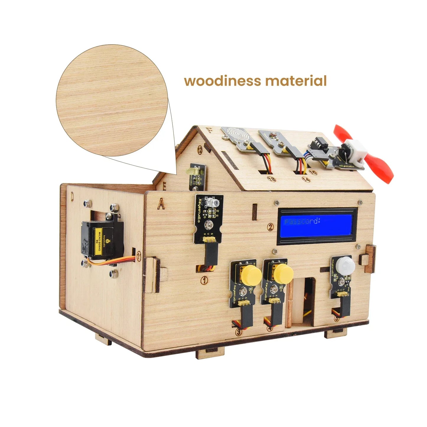Keyestudio Smart Home IOT Kit With PLUS Board+15 Projects Tutorial For Arduino STEAM House Kit DIY Electronic Kit CE Compliant
