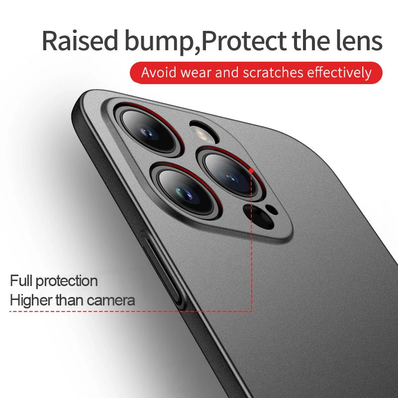 For iPhone 17 Air 17e 16 16e 15 14 13 12 Pro Max ZROTEVE Slim Matte Hard PC Cover For iPhone17 iPhone16 Plus Phone Case