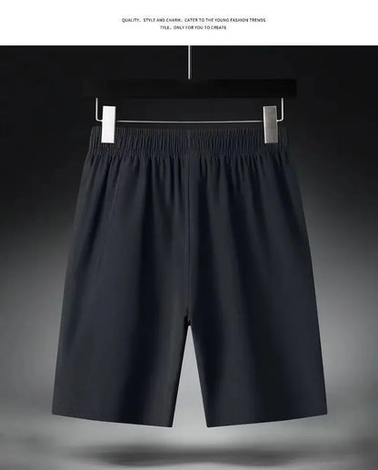 Summer Men Shorts Ice Silk Running Gym Sport Shorts Quick Dry Breathable Beach Short Pant Fitness Jogging Cool Casual Sportswear