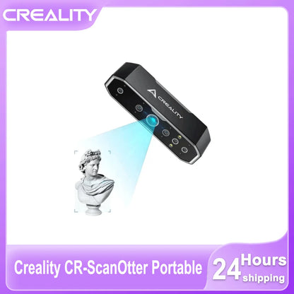 Creality CR-Scan Otter Portable Upgraded Handheld 3D Scanner 0.02mm Accuracy High Efficiency 20fps Speed Scanning Anti-shaking