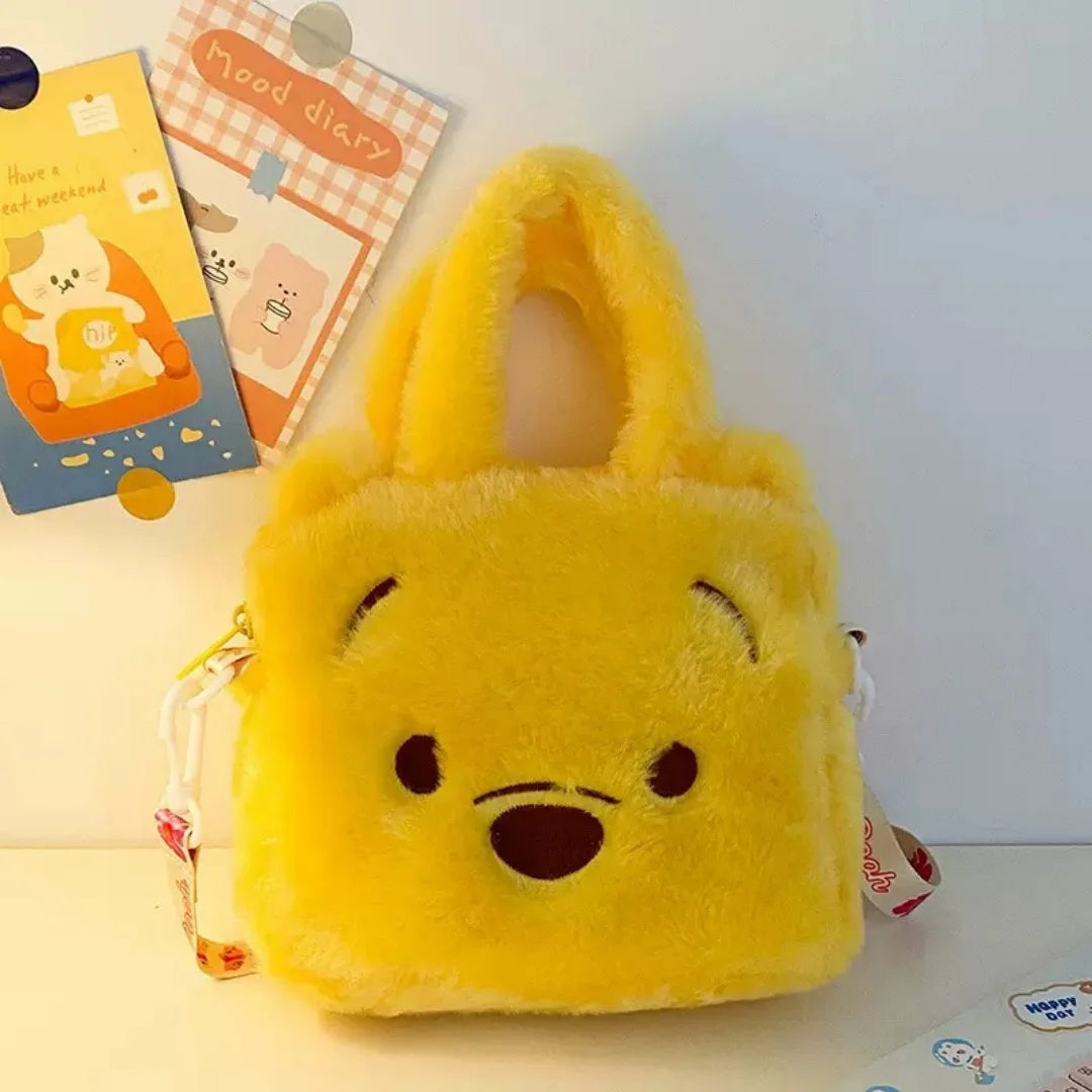 Anime Sanrio Kuromi Capybara Handbag My Melody Cinnamoroll Plush Cosmetic Bag Hello Kitty Travel Storage Bag Women Toy Gifts