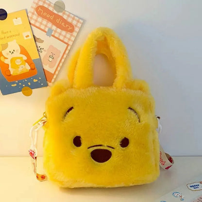 Anime Sanrio Kuromi Capybara Handbag My Melody Cinnamoroll Plush Cosmetic Bag Hello Kitty Travel Storage Bag Women Toy Gifts