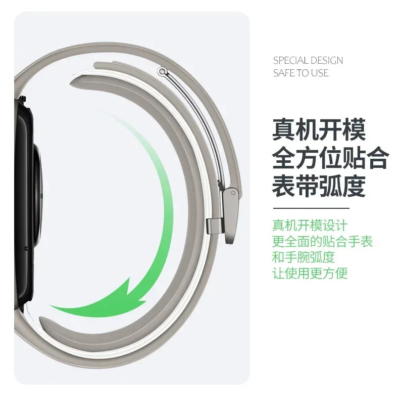 For Huawei Watch D watch strap protective cover special airbag cover high elastic breathable PU nylon mesh cover accessories