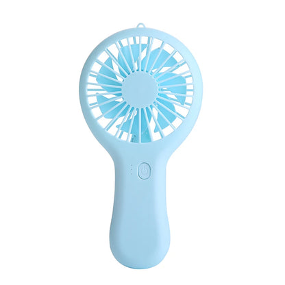 Colorful handheld mini fan portable USB charging convenient creative cool small fan pocket handheld fan summer gift