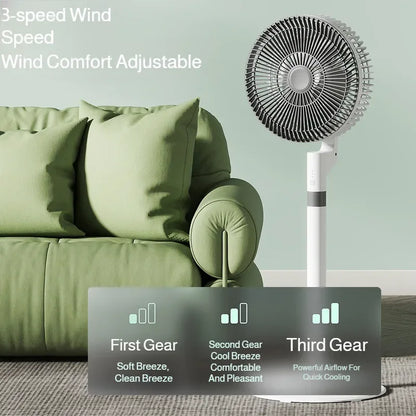 Household Air Circulation Fan Desktop Silent Electric Fan High Wind Floor Portable Fan Powerful Energy-saving Rental House Fan