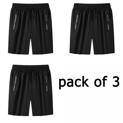 Men Casual Shorts Sweatpants 110-175kg Plus Size 1XL-7XL Pack of 1/2/3 Loose Elastic Waist Sport Pants Running Fitness Gym Pants