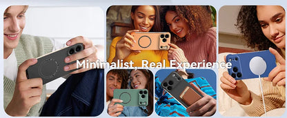 Magnetic Slim for iPhone 17 Pro Max Air Frameless Phone Cases Matte Anti-Scratch Hard PC Cover iPhoneAir 17Pro Shockproof Armor