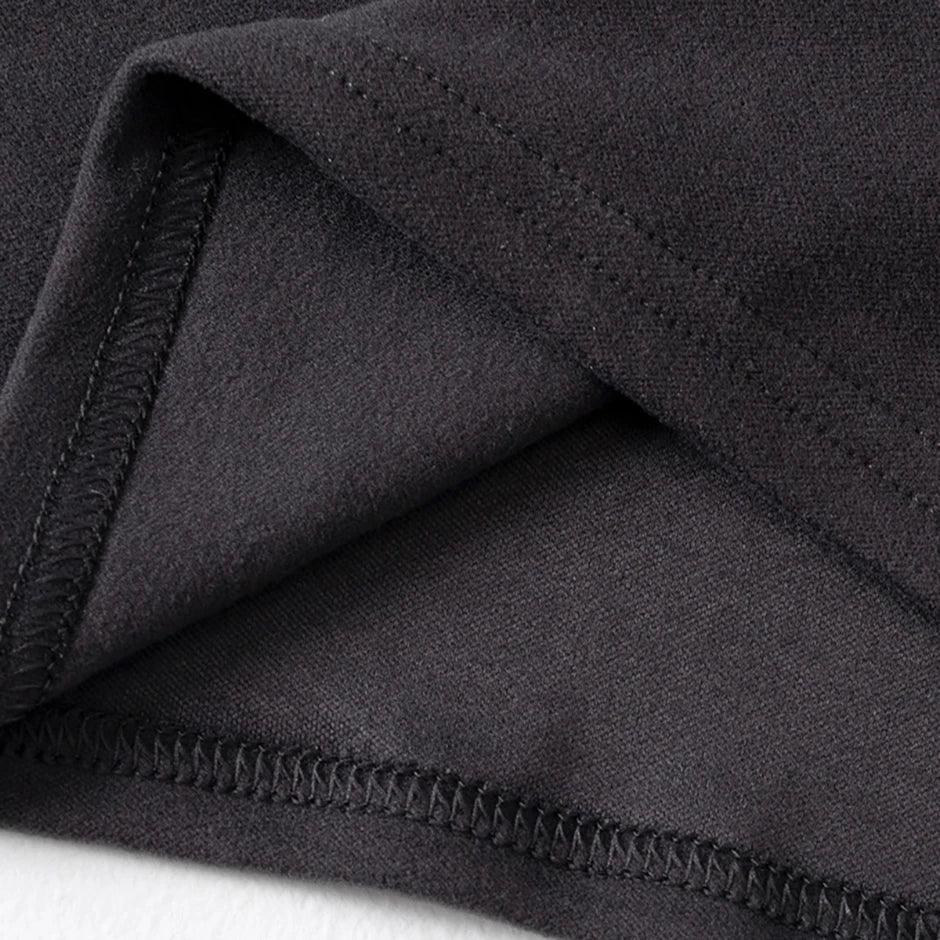2-piece Autumn And Winter Men's Solid Color Simple and Versatile Round Neck Warm Underwear Set Comfortable Youth Home Clothes