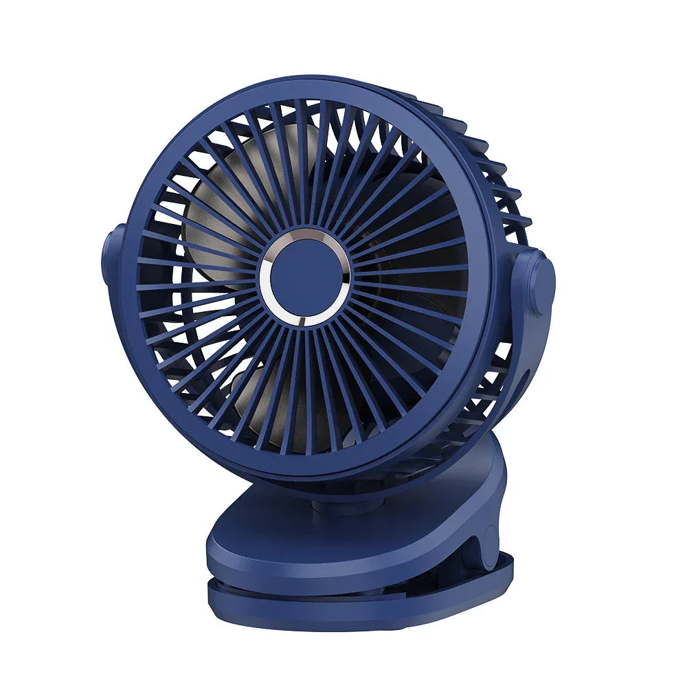 Desktop Fan Portable Clip Fan for Home Room Office Desk/Clip Fan 720° Rotate Wireless Wall Fan Portable Mini Air Circulator Fan