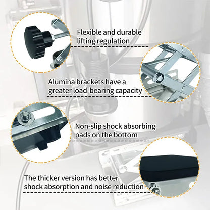 Waste Disposal Shock Absorbing Bracket Kitchen Household Garbage Disposer Support Frame Cushioning Bearing Adjusting Base