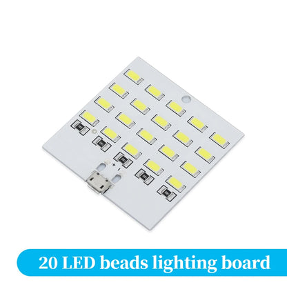 1PCS high quality 5730 smd 5V 430mA~470mA White Mirco Usb 5730 LED lighting panel USB mobile light Emergency light night light