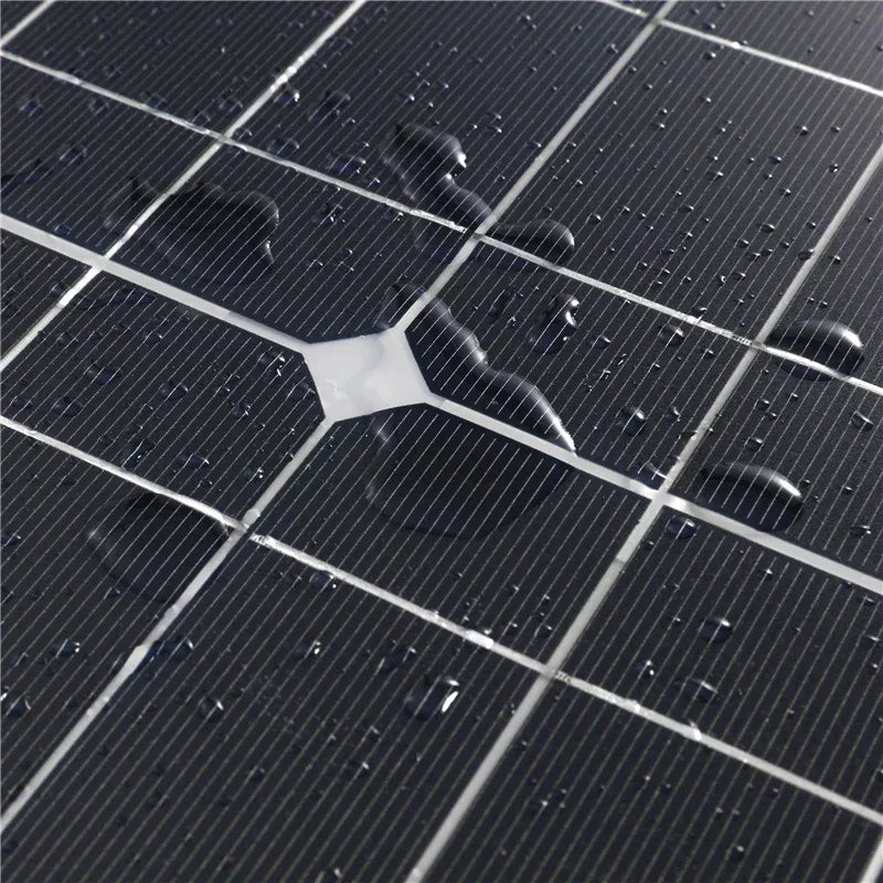 DC+USB Fast Charge 18V 100W Foldable Solar Panel Portable Solar Battery Charger Power Bank for Phone Camping Van RV Outdoor