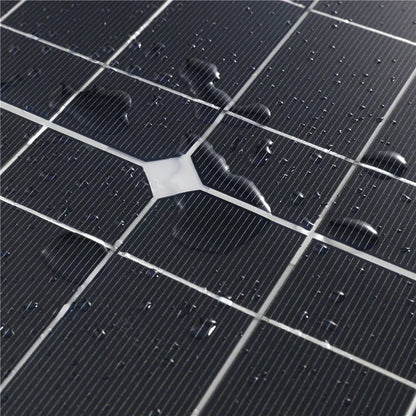 DC+USB Fast Charge 18V 100W Foldable Solar Panel Portable Solar Battery Charger Power Bank for Phone Camping Van RV Outdoor