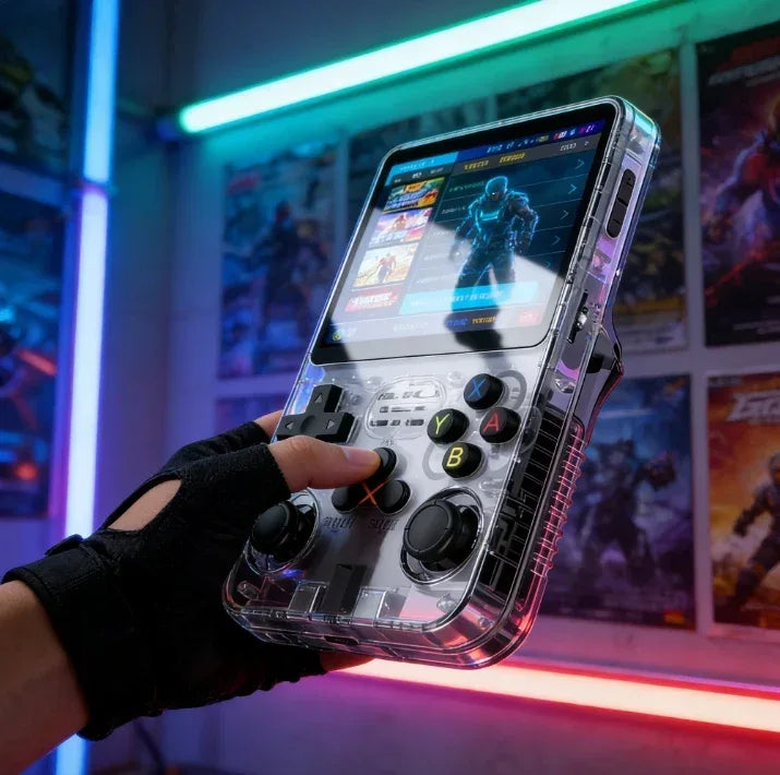 128GB/64GB R36S Retro Handheld Video Game Console Linux System 3.5 Inch IPS Screen Portable Pocket Video Player Games Boy Gift