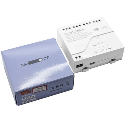 Tuya Smart Home 4CH Relay Module AC/DC 7-32V AC 220V 10A Wifi Switch 4 Channels RF433 Receiver Work With Vioce Alexa Google Home