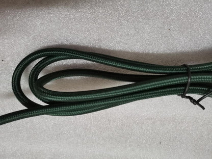 2m AC 220-250V EU Power Cord with Switch Fabric Covered Electrical Power Cable For DIY Table Lamp Cord