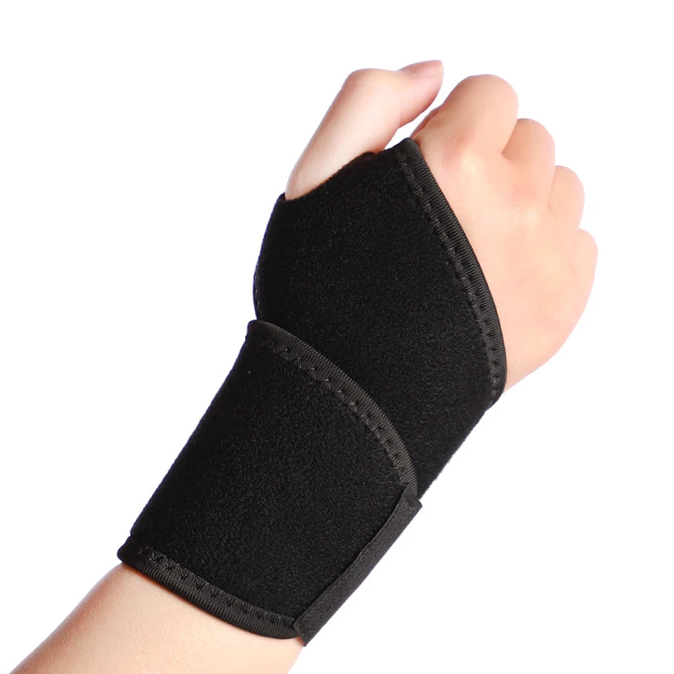 GOBYGO 1Pcs Wrist Support Sport Fitness Wristband Training Safety Hand Bands Sprain Gym Wrist Thumb Support Straps Wraps Bandage