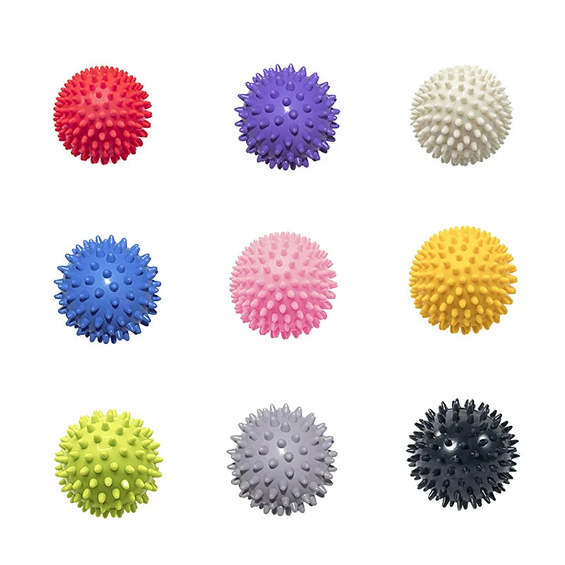 Massage Spiky Ball 7cm 9cm Training Muscle Pain Stress Massager Relaxation Acupoint Massage Myofascial Balls Yoga Ball Massage