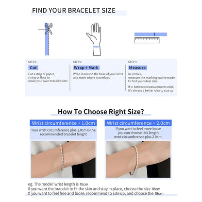 Luxury  Jewelry VVS Moissanite  Sterling Silver 925 Fashion Moissanite Tennis Chain Bracelet and Necklace For Women