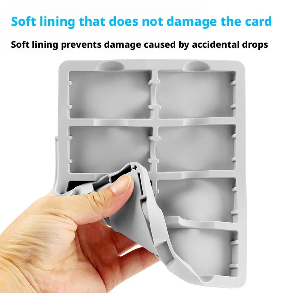 Portable 16 In 1 Game Card Storage Box for GBA BOY ADVANCE Magnetic Storage Box Dustproof Anti-fall Gaming Console Accessories