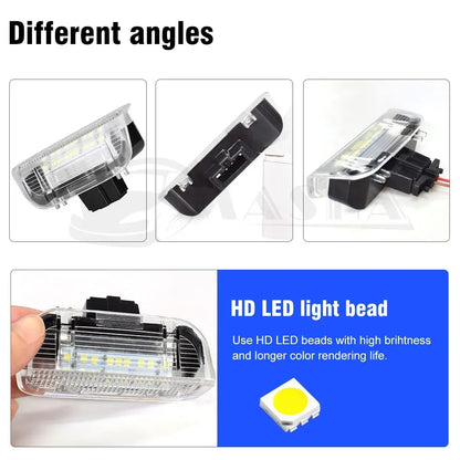 For VW Golf 5 6 7 7.5 T-ROC CC Passat Jetta Tiguan Variant Phidnon Scirocco Touran Auto Signal Lamp 2Pcs 12V LED Car Door Light