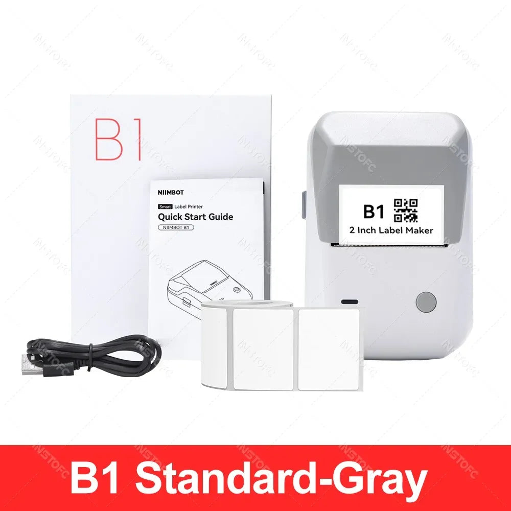 Niimbot B21 B1 Mini Portable Thermal Label Printer Office Supplies Adhesive Sticker Printers Maker Without Ink For Phone