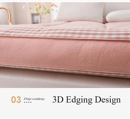 NewestFoldable Lightweight Portable Sleeping Pad/Tatami Mat Japanese Futon Mattress  Soft Fabric,Easy Storage & Travel Mattress