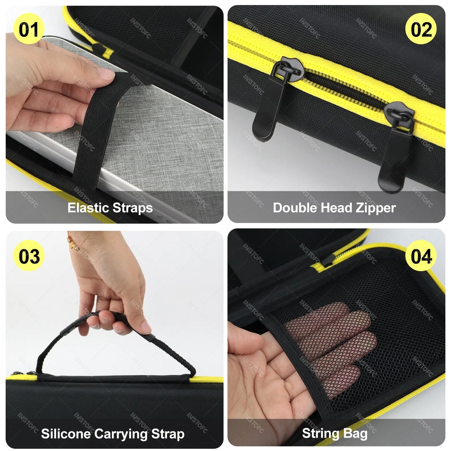 Mini Portable A4 Printer Handbag Storage Case Made Of EVA Large Capacity for A40 Tattoo Printer Peripage Travelling Carry Bag