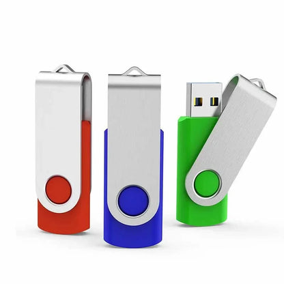 Usb Flash Drive Wholesale Custom LOGO Gift Thumb Colorful Metal Flash Drive Pendrive USB 2.0 3.0 1GB 2GB 4GB 8GB 16GB 32GB 64GB
