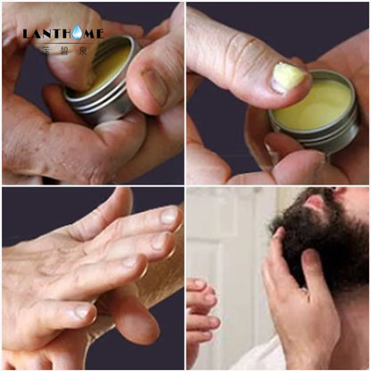 30g Beard Balm Conditioner Oil Improves Beard Softness Manageability Hair Growth Treatment Men Beard Wax Beauty Care
