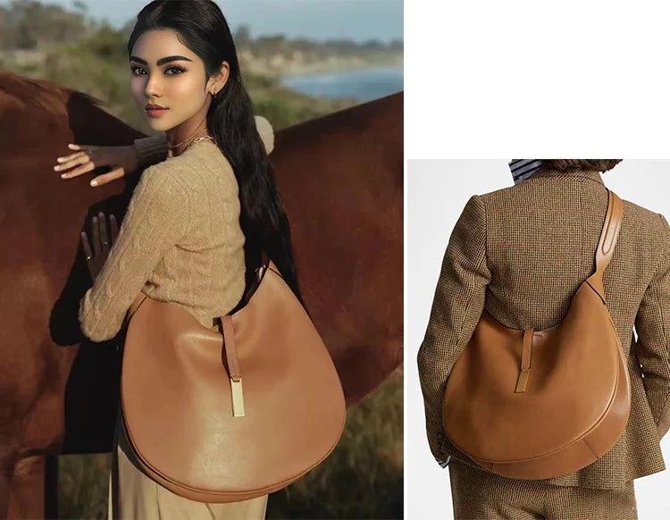 Women's underarm bag suede splicing pu leather design dumpling bag Tote bag Fashion brown/black shoulder crescent handbags bolsa