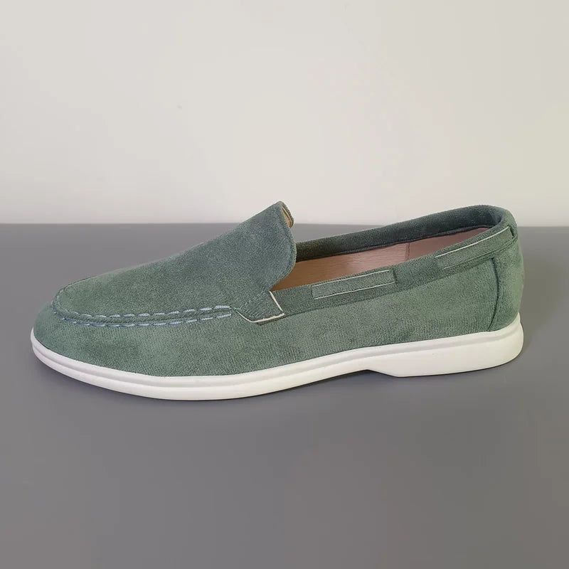 Fashion Classic Suede Leather Loafers Men Casual Shoes Luxury Brand Mens Breathable Slip on Driving Shoes Moccasins