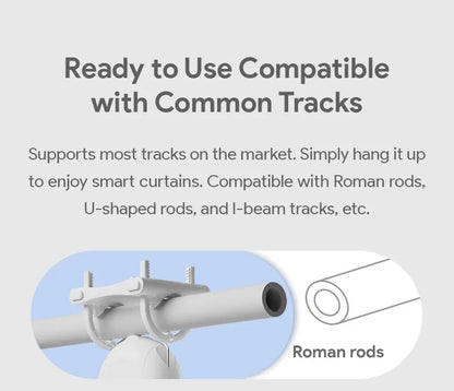 Tuya Zigbee/Bluetooth Track Curtain Robot Tuya Smart Rail Curtain Robot Smart Curtain Pusher Robot Support Siri Alexa Voice