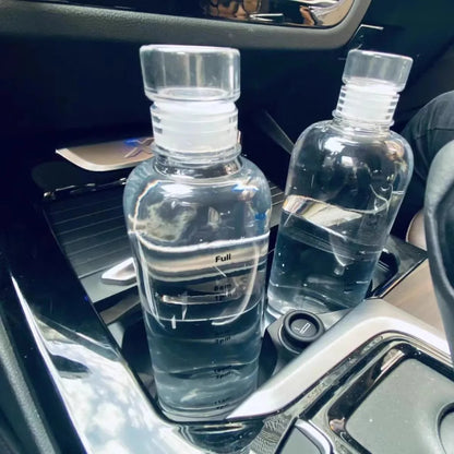 500ml Transparent Leakproof Water Bottle, Anti-Drop Sports Bottle with Time Scale Design, Ideal for Outdoor Use, Hydration on th
