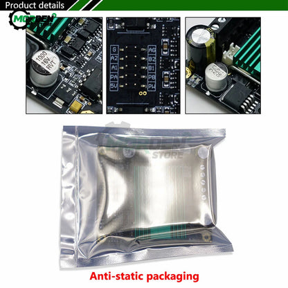 DC 12V~48V 100A High Power H-bridge DC Motor Controller Drive Module High Frequency H-bridge Dual Channel Motor Module Driver