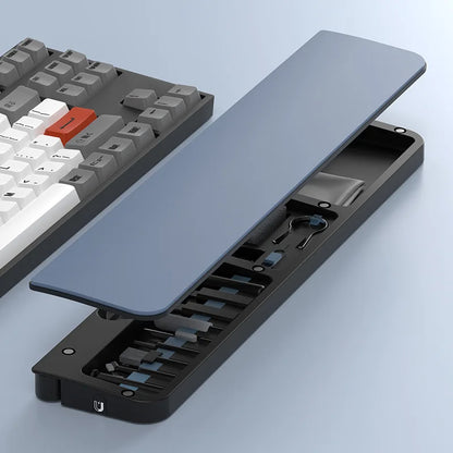 22-in-1 Multifunctional Cleaning Set Office Wristband Keyboard Support Leather Sponge Hand Holder Keyboard Palm Tray