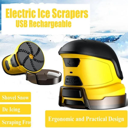 Electric Ice Scrapers For Car Wind Shield USB Rechargeable Electric Handheld Snow Scraper Winter Snow Remover Tool