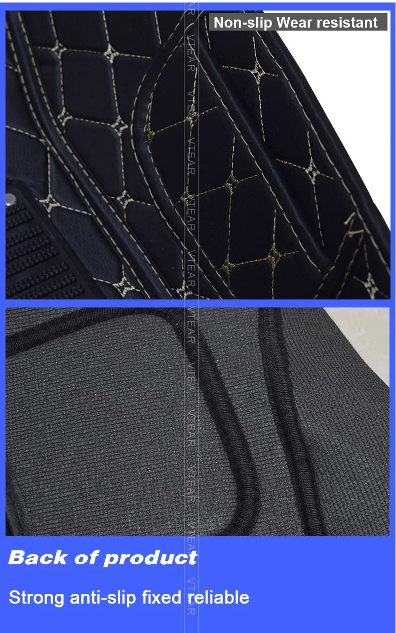 Vtear Car Floor Mat Interior Carpet Pu Foot Pad Mats Cover Decoration Car-styling Accessories Protection For Haval Jolion 2023