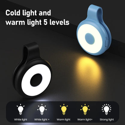 Portable Magnetic Phone Video Light 3 Color Temperature LED Fill Light with Clip for Vlog Live Stream Photography